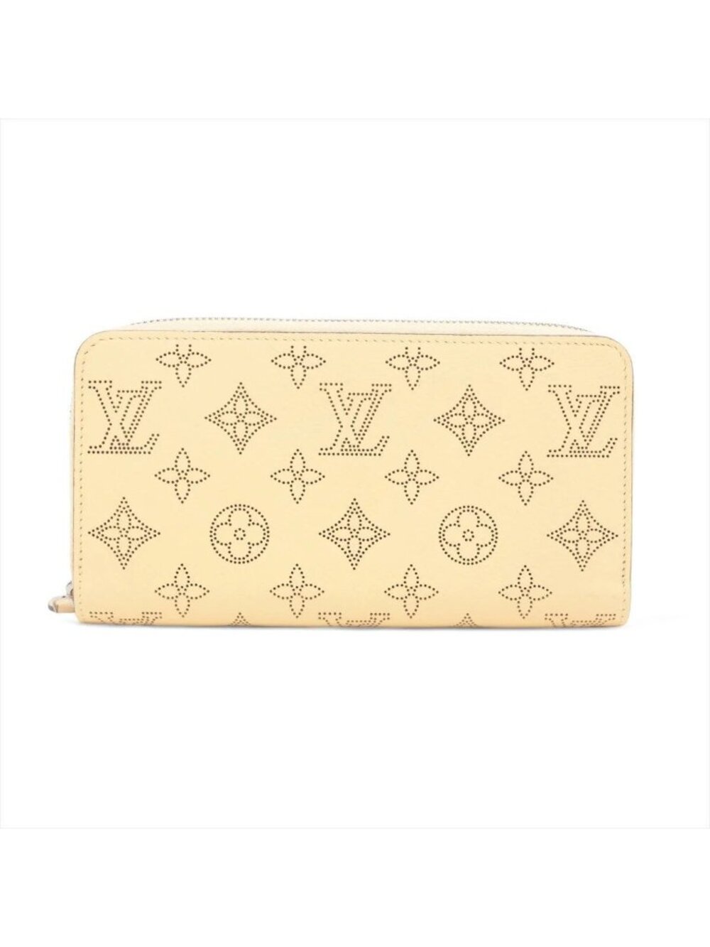 Louis Vuitton Mahina Zippy Wallet Banana Leather Zip Around